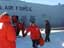 disembarking in Antarctica