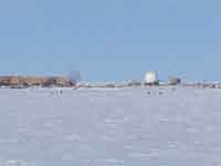 South Pole Station from afar