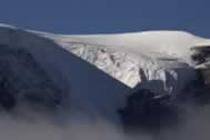 The view of fresh snow from Camp 3 was not all bad.