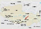map of Tibet