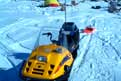 Snow mobile with GPS
