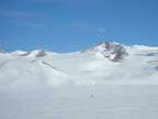 2 people on the Blue Glacier