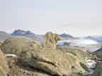 Wind carved rocks