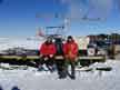 Dan and Tom with the drill - South Pole Station