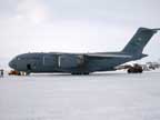 C-17 on the ice near McMurdo