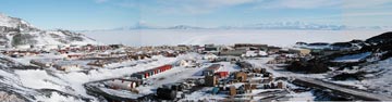 Wide angle view of McMurdo