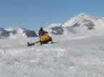 Sujoy, master of the ski-doo.