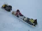 Sujoy’s snowy sled ride.