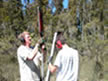 Tom, Jeremy coring Galway Tarn