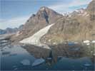 glacier into ocean