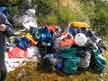 A serious pile of drying gear