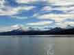 Mountains near the channel