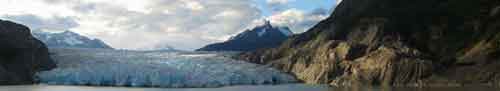 Panarama of Grey Glacier