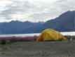 My camp on Lake Kluane