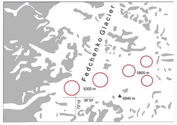 Propsed Drill sites graphic