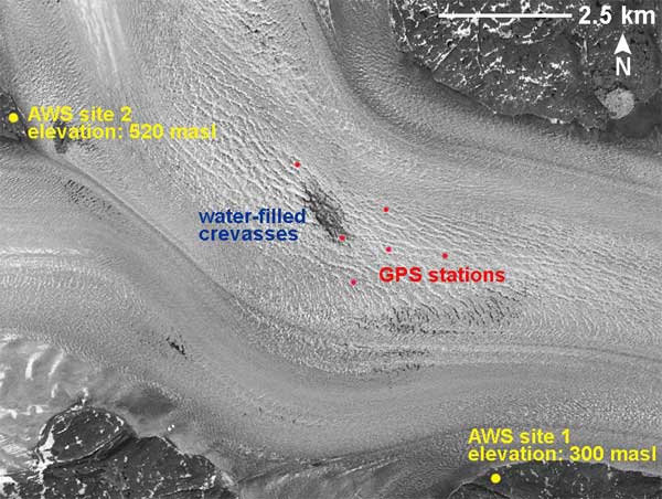 Field site satellite photo