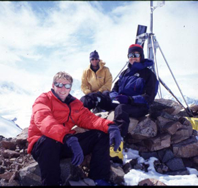 Erich, Karl and Ty on St Elias